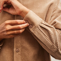 7115 Corduroy Dolman Shirt, Tobacco