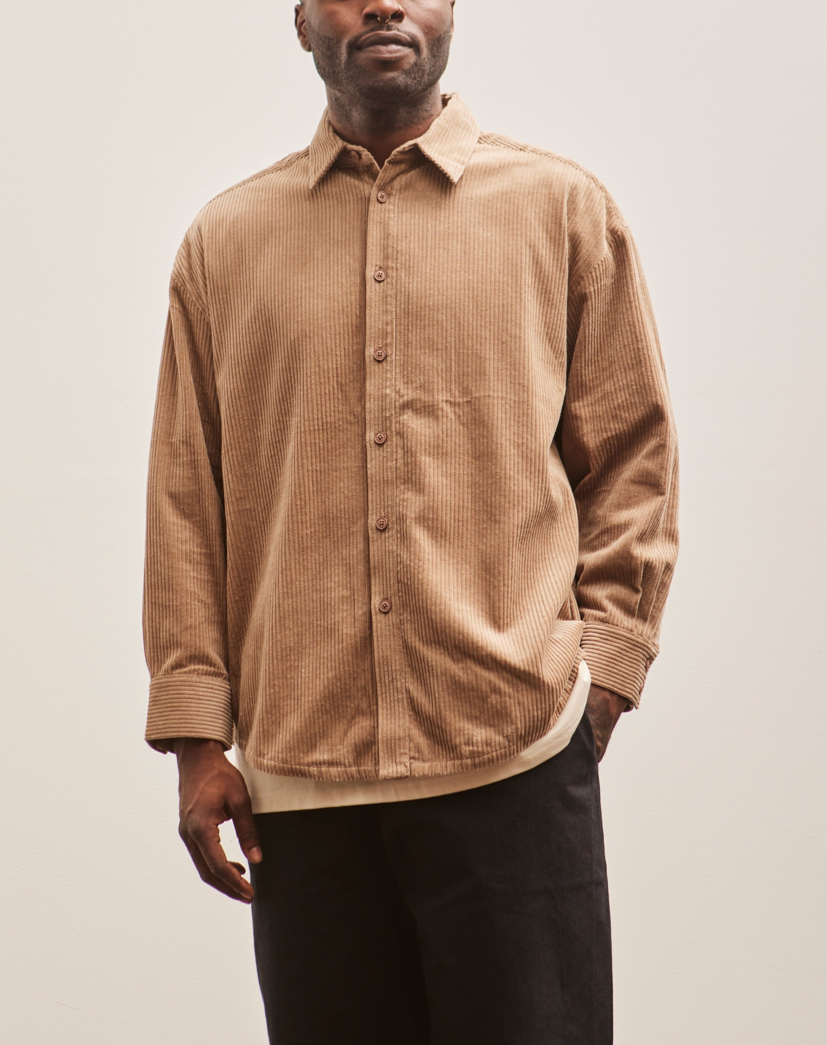 DOLMAN ENGLISH CORDUROY GREY NAKA】DOLMAN BABY CORDUROY CREAM