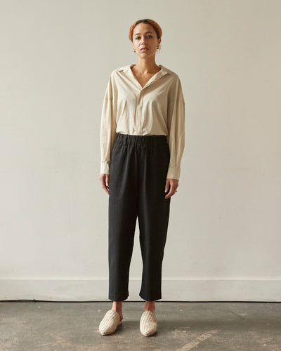 7115 Airy Flat Hem Button Down, Oyster