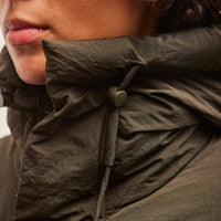 7115 Hooded Puffer, Deep Olive