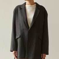 7115 Layered Blazer, Black