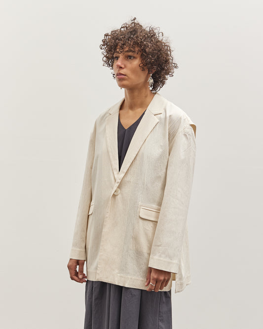 7115 Layered Blazer, Off-White