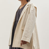 7115 Layered Blazer, Off-White