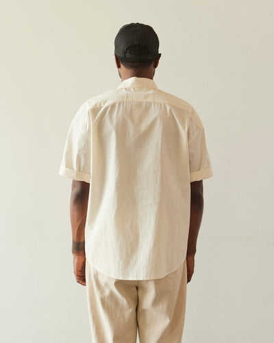 7115 Oversized Short Sleeves Shirt, Off-White