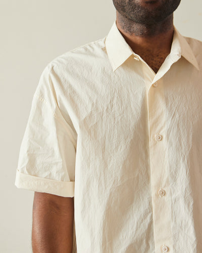 7115 Oversized Short Sleeves Shirt, Off-White