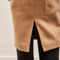 7115 Oversized Wool Coat, Light Camel