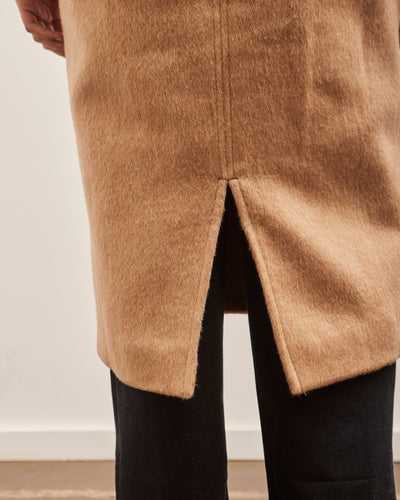 7115 Oversized Wool Coat, Light Camel