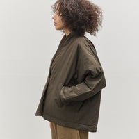 7115 Padded Reversible Blazer, Olive Brown / Taupe