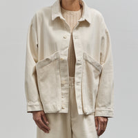 7115 Panel Pocket Shirt Jacket, Off-White Heavy Canvas