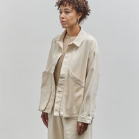 7115 Panel Pocket Shirt Jacket, Off-White Heavy Canvas