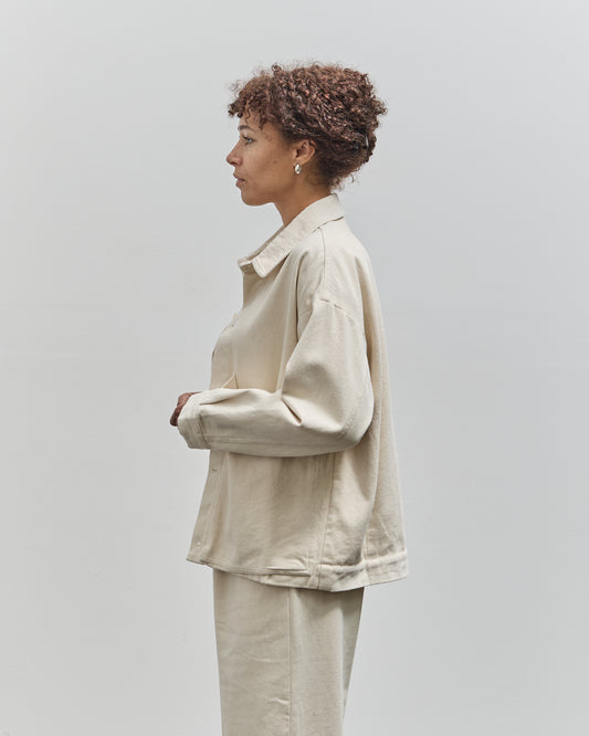 7115 Panel Pocket Shirt Jacket, Off-White Heavy Canvas