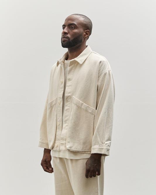 7115 Unisex Panel Pocket Shirt Jacket, Off-White Heavy Canvas