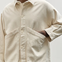 7115 Unisex Panel Pocket Shirt Jacket, Off-White Heavy Canvas