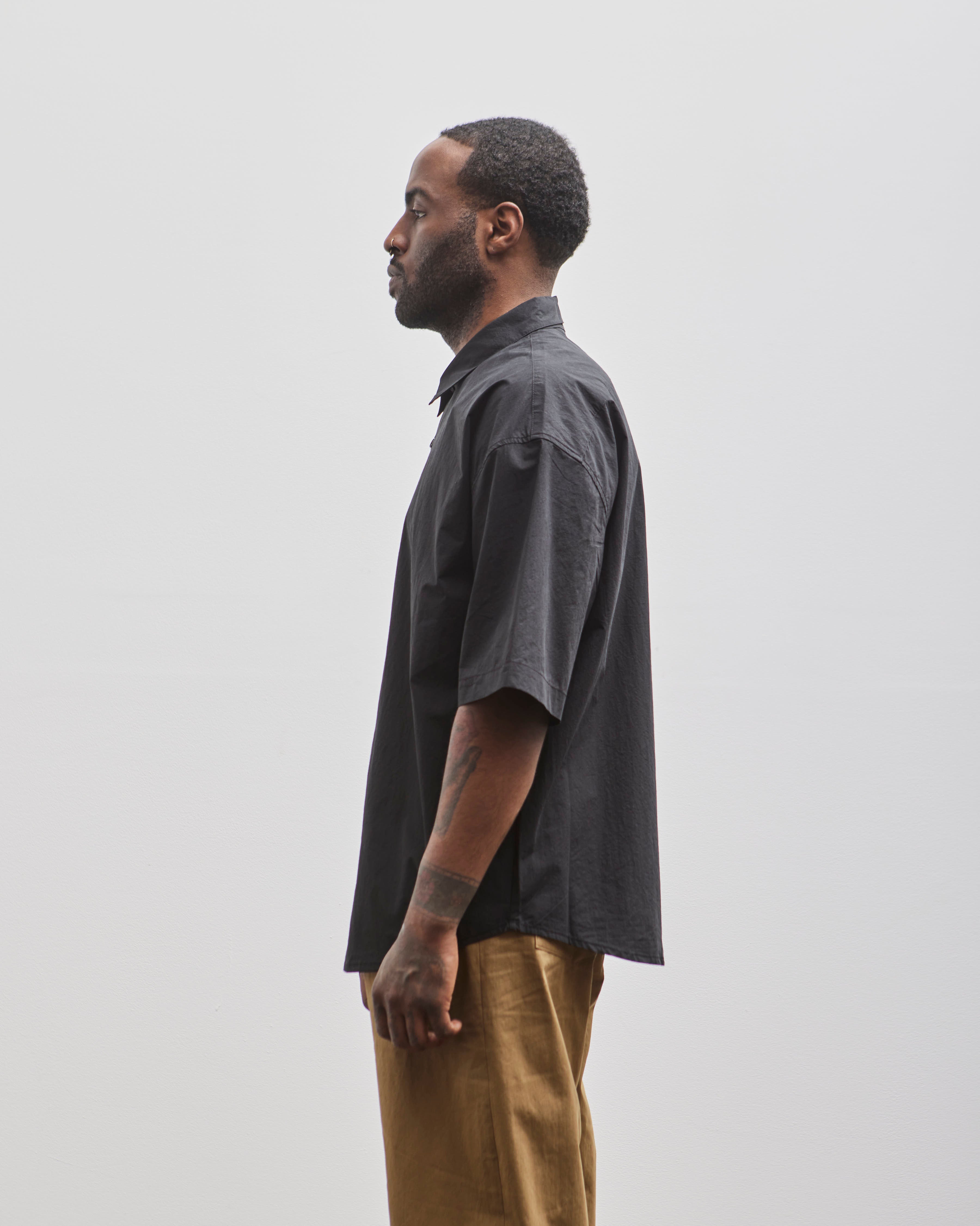 トップス 21ss Miami shirt BLACK 1405GD Unisex - Short Sleeve Garment Dye Mockneck T-Shirt