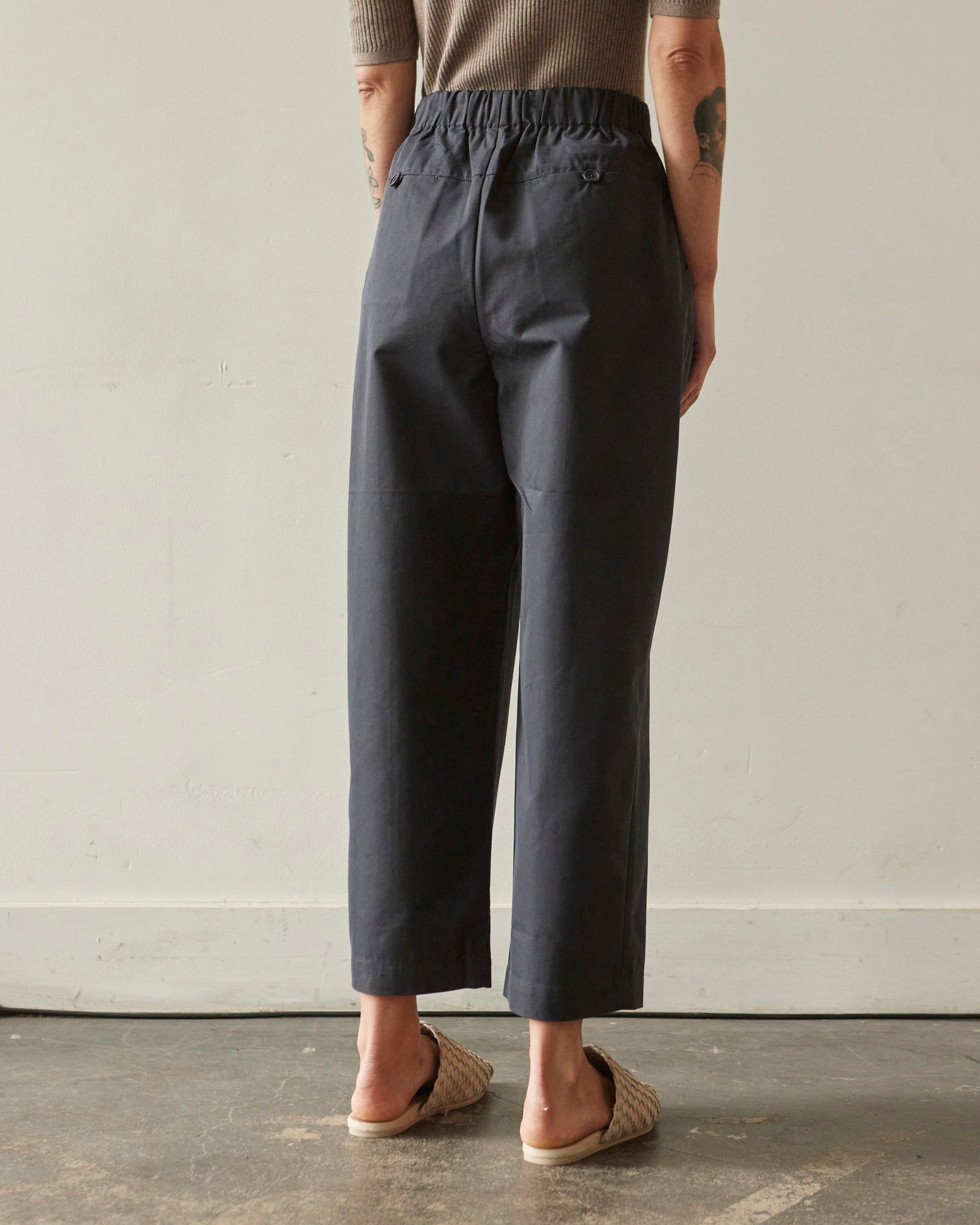 7115 Pleated Trouser, Navy