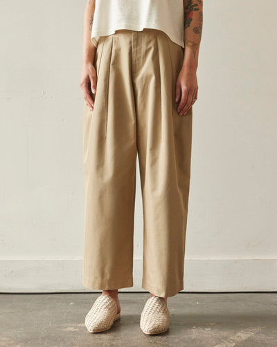 7115 Pleated Trouser, Tan