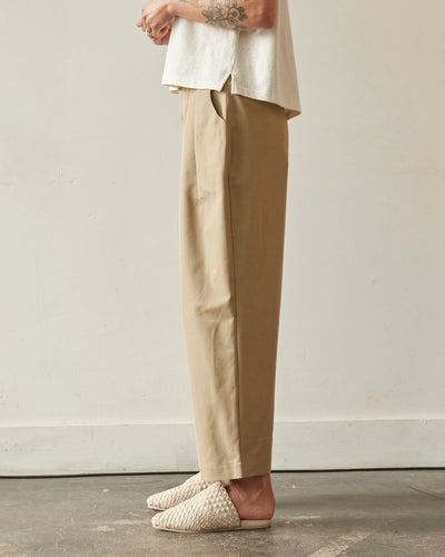 7115 Pleated Trouser, Tan