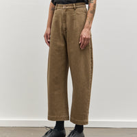 7115 Sand-Washed Curve Legged Trouser, Washed Walnut