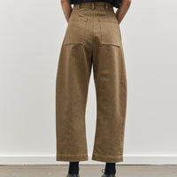 7115 Sand-Washed Curve Legged Trouser, Washed Walnut