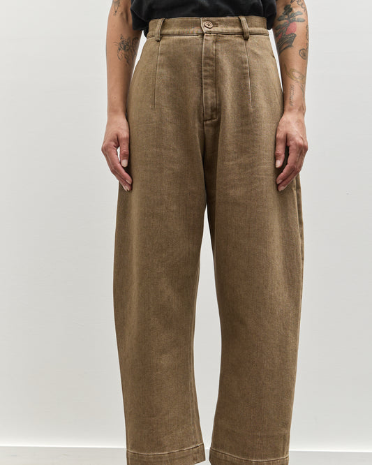 7115 Sand-Washed Curve Legged Trouser, Washed Walnut