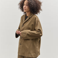 7115 Sandwashed Blazer Coat, Washed Walnut