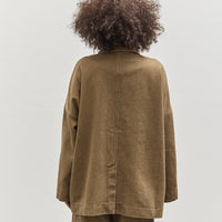 7115 Sandwashed Blazer Coat, Washed Walnut