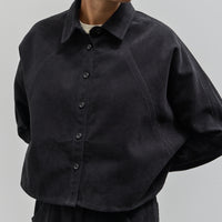 7115 Signature 3/4 Cropped Shirt, Black