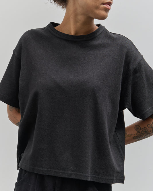 7115 Signature Cropped Tee, Black