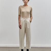 7115 Signature Curve Leg Trouser, Off-White Heavy Canvas