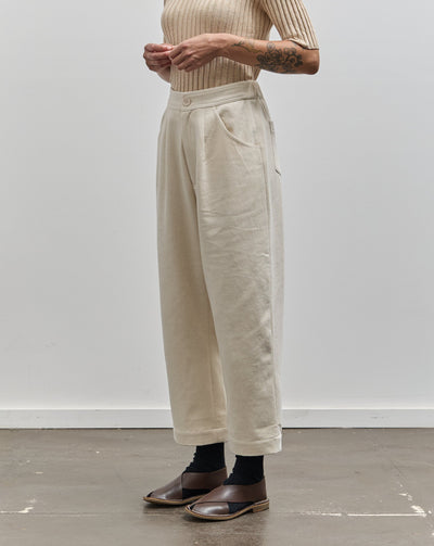 7115 Signature Curve Leg Trouser, Off-White Heavy Canvas