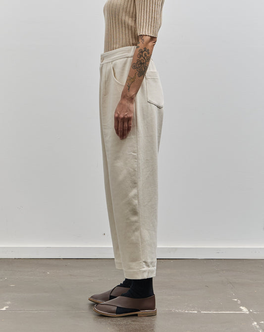 7115 Signature Curve Leg Trouser, Off-White Heavy Canvas