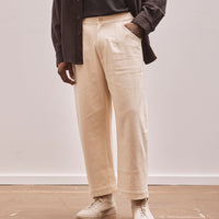 7115 Signature Curved Leg Trouser, Off-White, front view