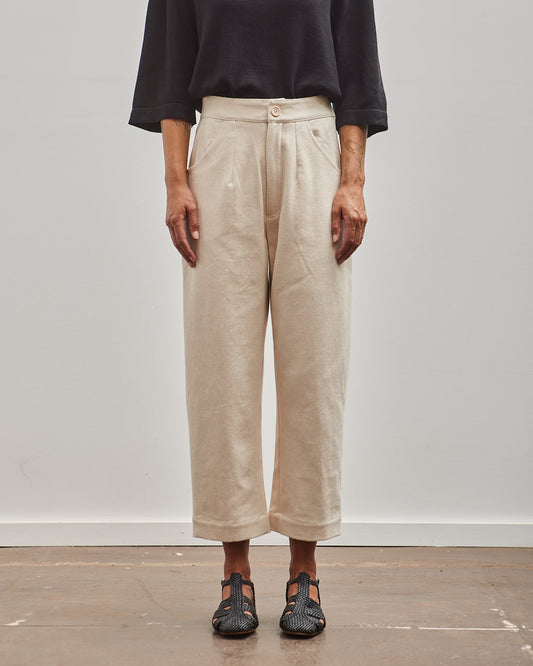 7115 Signature Curved Leg Trouser, Off-White