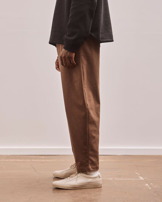 7115 Signature Elastic Pull-Up Trouser, Brown, side view