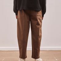 7115 Signature Elastic Pull-Up Trouser, Brown, back view