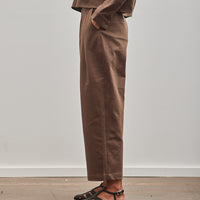 7115 Signature Pleated Trouser, Brown