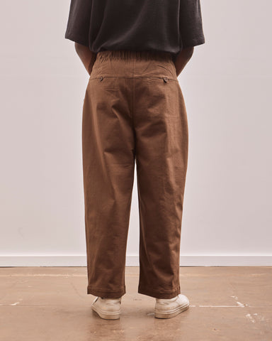 7115 Unisex Signature Pleated Trouser, Brown