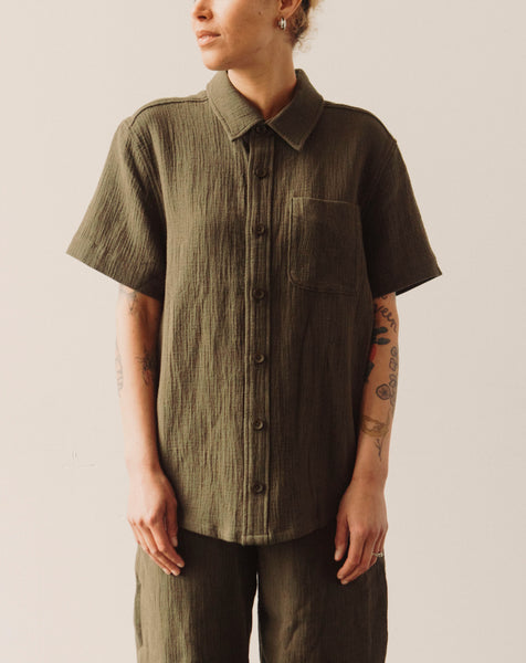 7115 Signature Pocket Shirt, Deep Moss | Glasswing