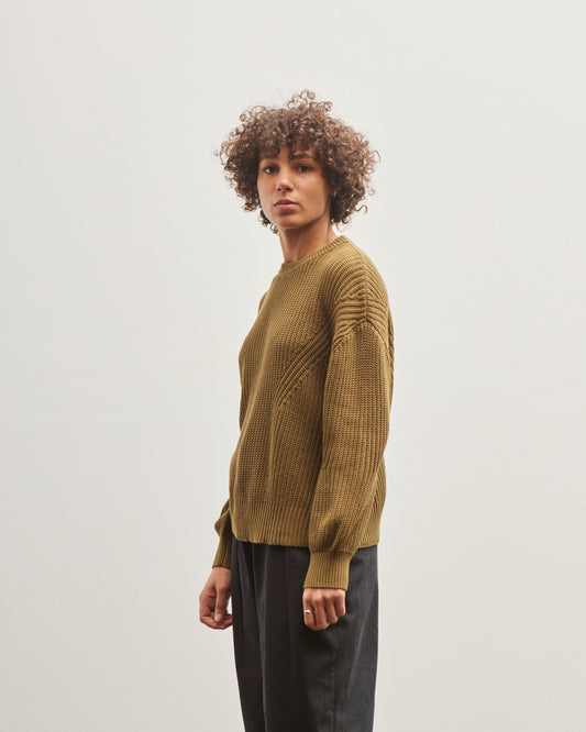 7115 Signature Poet Sleeves Sweater, Kelp