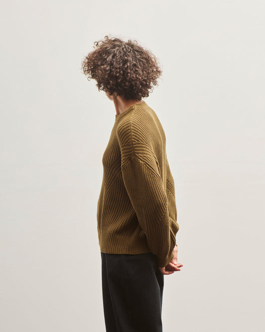 7115 Signature Poet Sleeves Sweater, Kelp