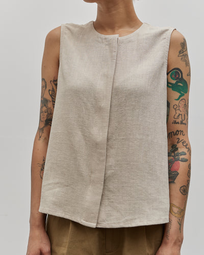 7115 Sleeveless Playtop, Oatmeal