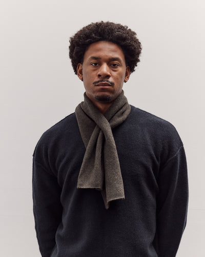 Cross Scarf, Olive Brown