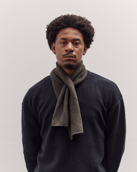 Cross Scarf, Olive Brown