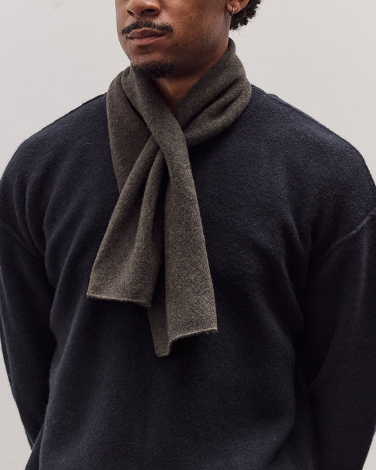 Cross Scarf, Olive Brown