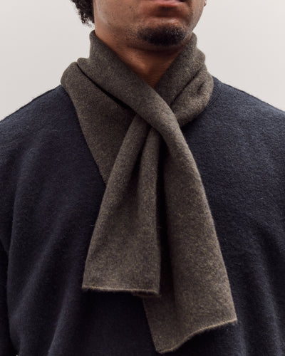 Cross Scarf, Olive Brown