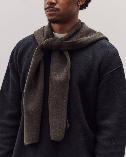 Hooded Scarf, Olive Brown