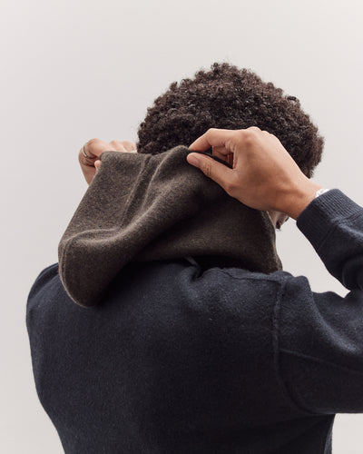 Hooded Scarf, Olive Brown