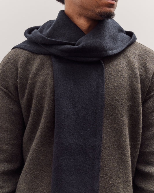 Hooded Scarf, Navy