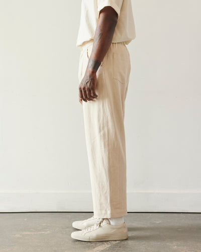 7115 Unisex Curve Legged Trouser, Oatmeal