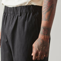 7115 Unisex Elastic Drop-Crotch Trousers, Black